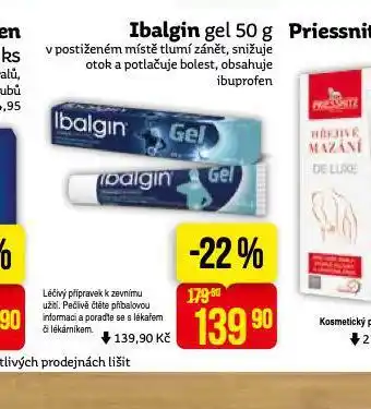 Teta Ibalgin gel nabídka