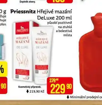 Teta Priessnitz hřejivé mazání deluxe nabídka