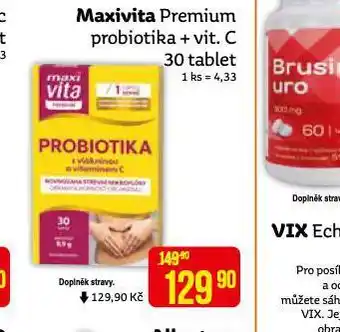 Teta Maxivita premium probiotika + vit. c nabídka
