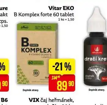 Teta Vitar eko b komplex forte nabídka