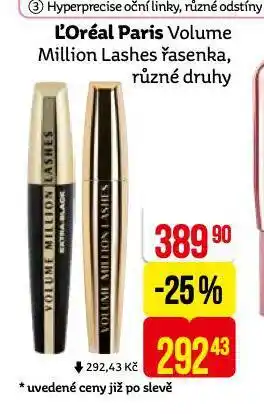 Teta Loreal paris řasenka nabídka