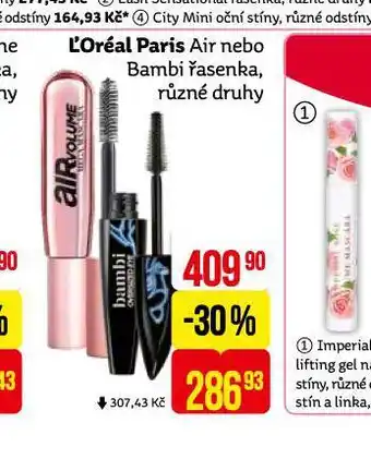 Teta Loreal paris řasenka nabídka