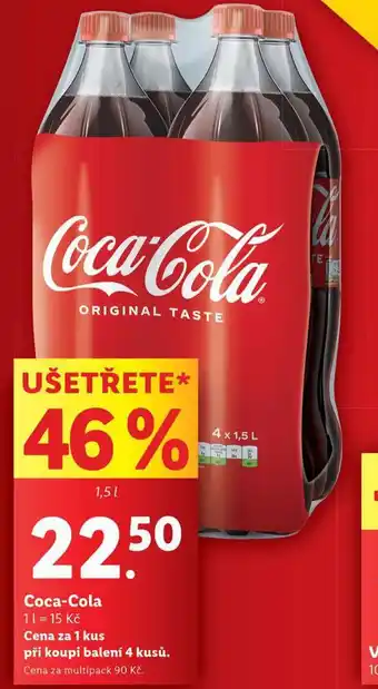 Lidl Coca cola 1,5l nabídka