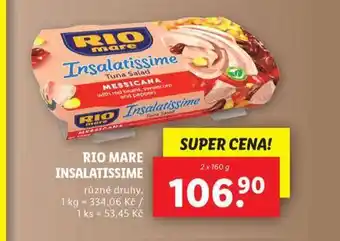 Lidl Rio mare insalatissime nabídka