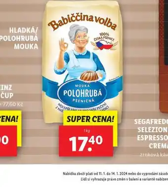 Lidl Hladká / polohrubá mouka nabídka