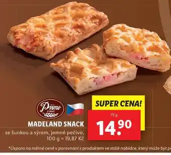 Lidl Madeland snack nabídka