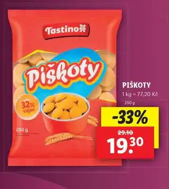 Lidl Piškoty nabídka