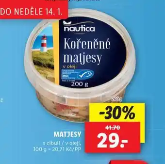 Lidl Matjesy nabídka