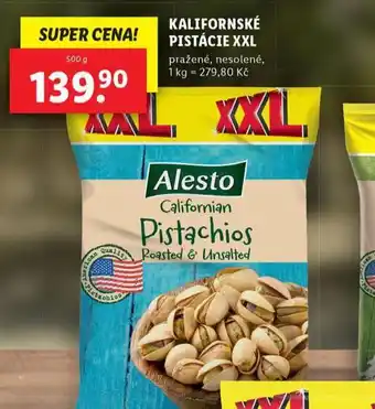 Lidl Kalifornské pistácie nabídka