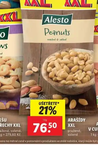 Lidl Arašídy nabídka