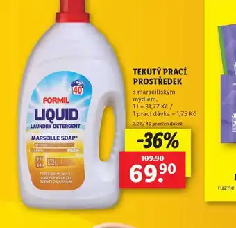 Lidl Formil tekutý prací prostředek nabídka