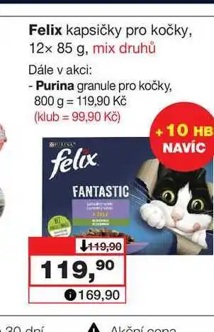 Felix kapsičky pro kočky, 12x 85 g