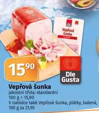 Konzum Vepřová šunka nabídka