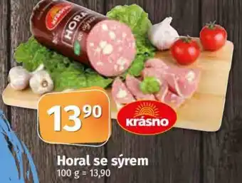 Konzum Horal se sýrem nabídka