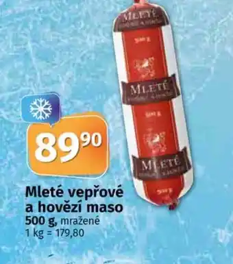 Konzum Mleté vepřové a hovězí maso nabídka