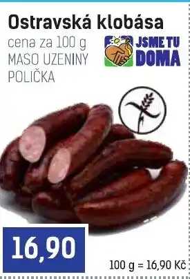 Konzum Ostravská klobása nabídka