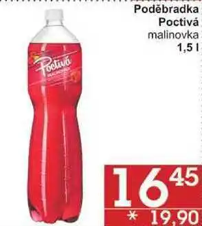 Jip Poděbradka poctivá malinovka, 1,5 l nabídka