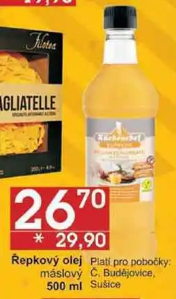 Jip Řepkový olej máslový, 500 ml nabídka