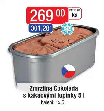 Qanto Zmrzlina Čokoláda s kakaovými lupínky 5 l nabídka