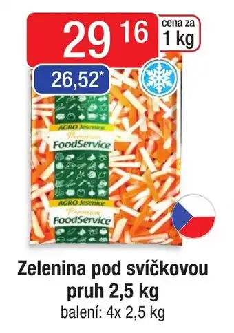 Qanto Zelenina pod svíčkovou pruh 2,5 kg nabídka