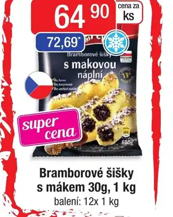 Qanto Bramborové šišky s mákem 30g, 1 kg nabídka