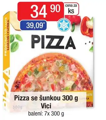 Pizza se šunkou 300 g Vici