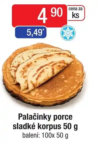Qanto Palačinky porce sladké korpus 50 g nabídka