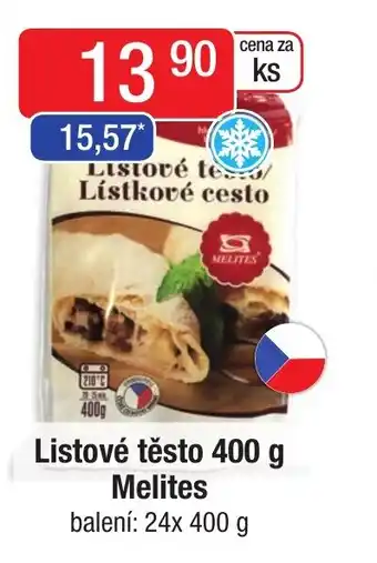 Qanto Listové těsto 400 g Melites nabídka