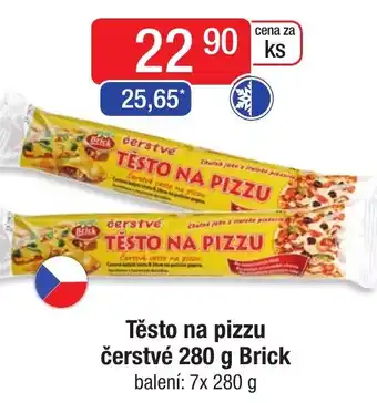 Qanto Těsto na pizzu čerstvé 280 g Brick nabídka
