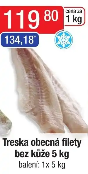 Qanto Treska obecná filety bez kůže 5 kg nabídka