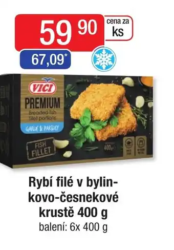 Qanto Rybí filé v bylin-kovo-česnekové krustě 400 g nabídka