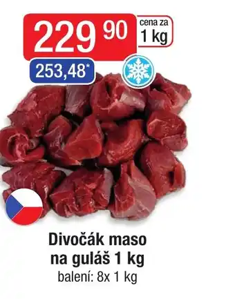 Qanto Divočák maso na guláš 1 kg nabídka