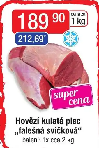 Qanto Hovězí kulatá plec ,,falešná svíčková" nabídka