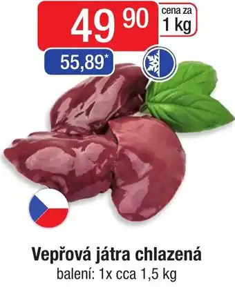 Qanto Vepřová játra chlazená nabídka