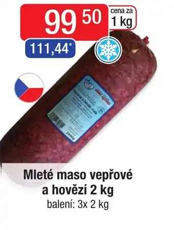 Qanto Mleté maso vepřové a hovězí 2 kg nabídka