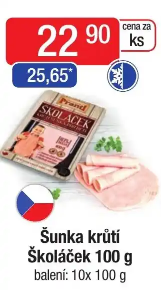 Qanto Šunka krůtí Školáček 100 g nabídka