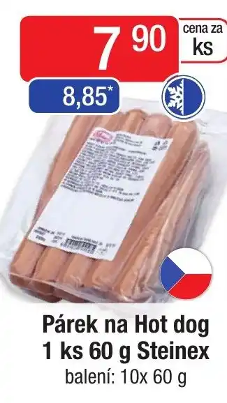 Qanto Párek na Hot dog 1 ks 60 g Steinex nabídka