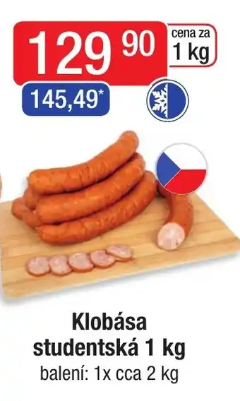Qanto Klobása studentská 1 kg nabídka