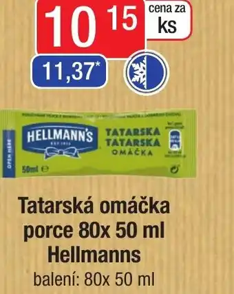 Qanto Tatarská omáčka porce 80x 50 ml Hellmanns nabídka