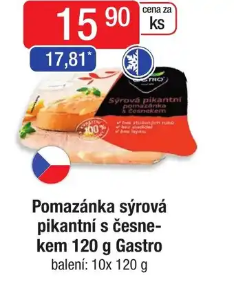 Qanto Pomazánka sýrová pikantní s česne-kem 120 g Gastro nabídka