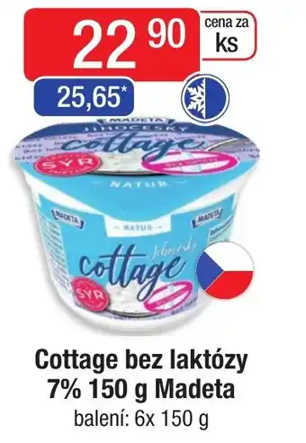 Qanto Cottage bez laktózy 7% 150 g Madeta nabídka