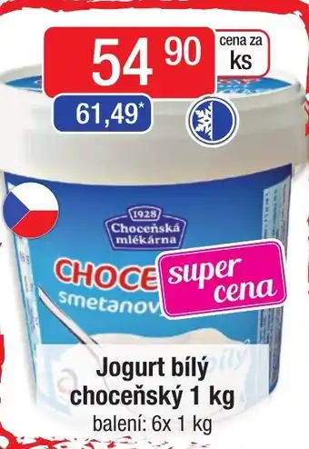 Qanto Jogurt bílý choceňský 1 kg nabídka