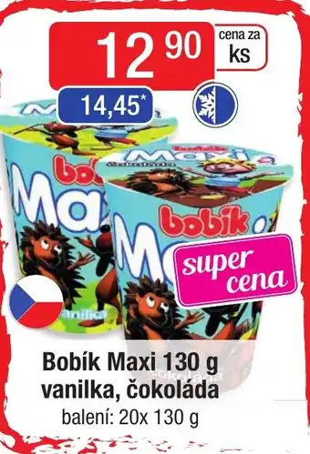 Qanto Bobík Maxi 130 g vanilka, čokoláda nabídka