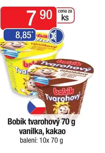 Qanto Bobík tvarohový 70 g vanilka, kakao nabídka