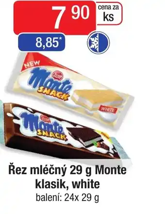 Qanto Řez mléčný 29 g Monte klasik, white nabídka