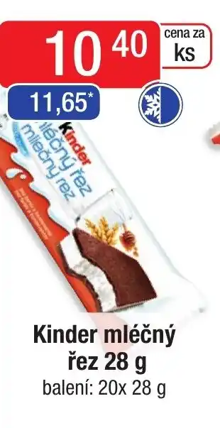 Qanto Kinder mléčný řez 28 g nabídka
