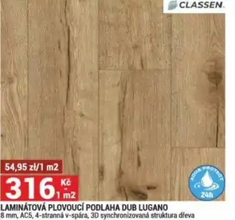 Merkury Market LAMINÁTOVÁ PLOVOUCÍ PODLAHA DUB LUGANO nabídka