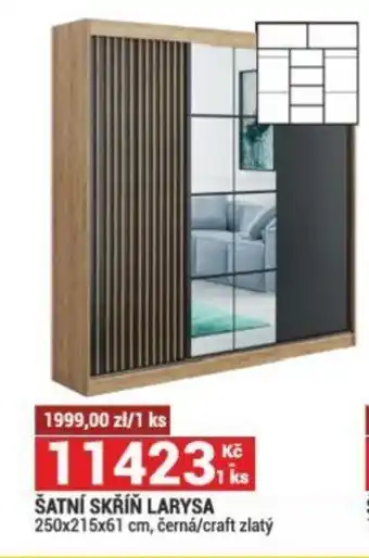 Merkury Market ŠATNÍ SKŘÍŇ LARYSA nabídka