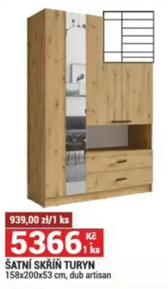 Merkury Market ŠATNÍ SKŘÍŇ TURYN nabídka