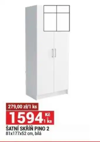 Merkury Market ŠATNÍ SKŘÍŇ PINO 2 nabídka